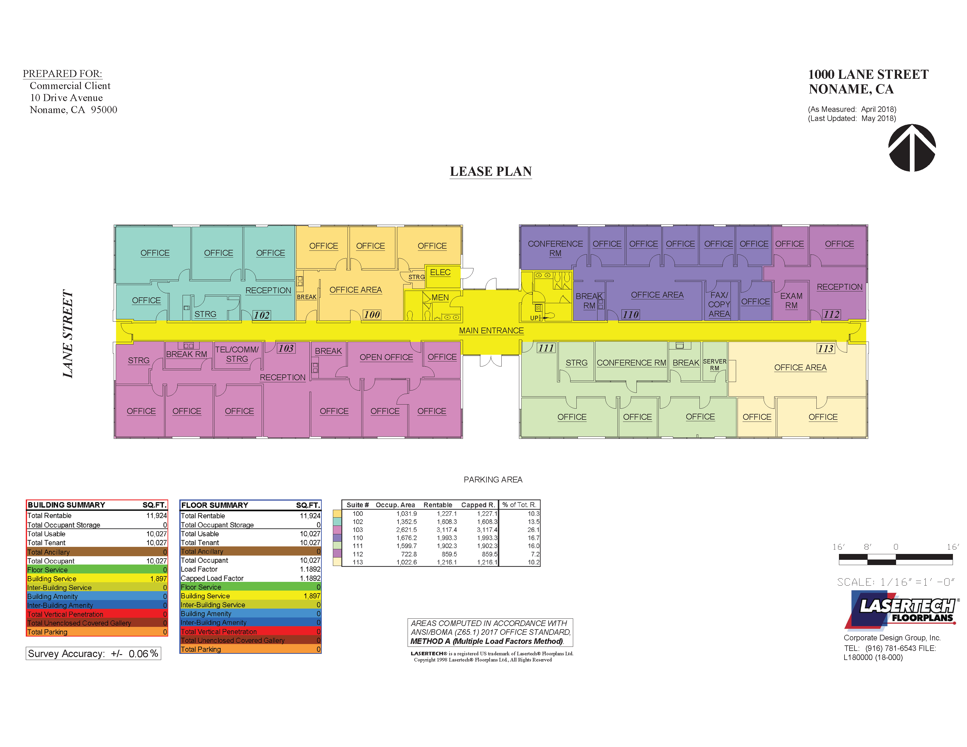 As Built Floorplans